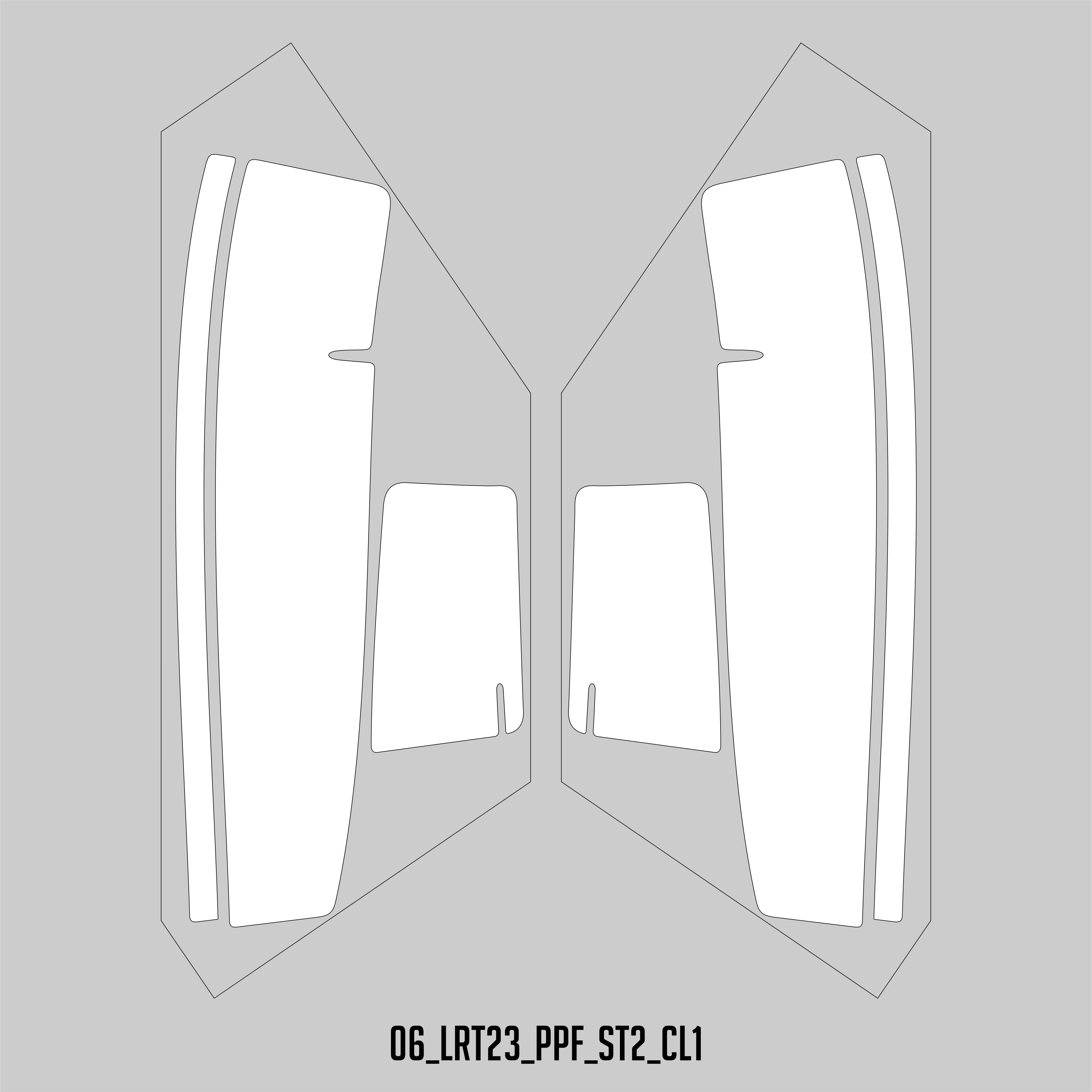 HUGSHIELD Paint Protection Film for Cruiser LRST (FXLRST) 2023-2024 (Set) - HUGSTICKERCUSTOM 