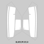 HUGSHIELD™ Paint Protection Film for Cruiser LRST (FXLRST) 2023-2024 (Set) - HUGSTICKERCUSTOM 
