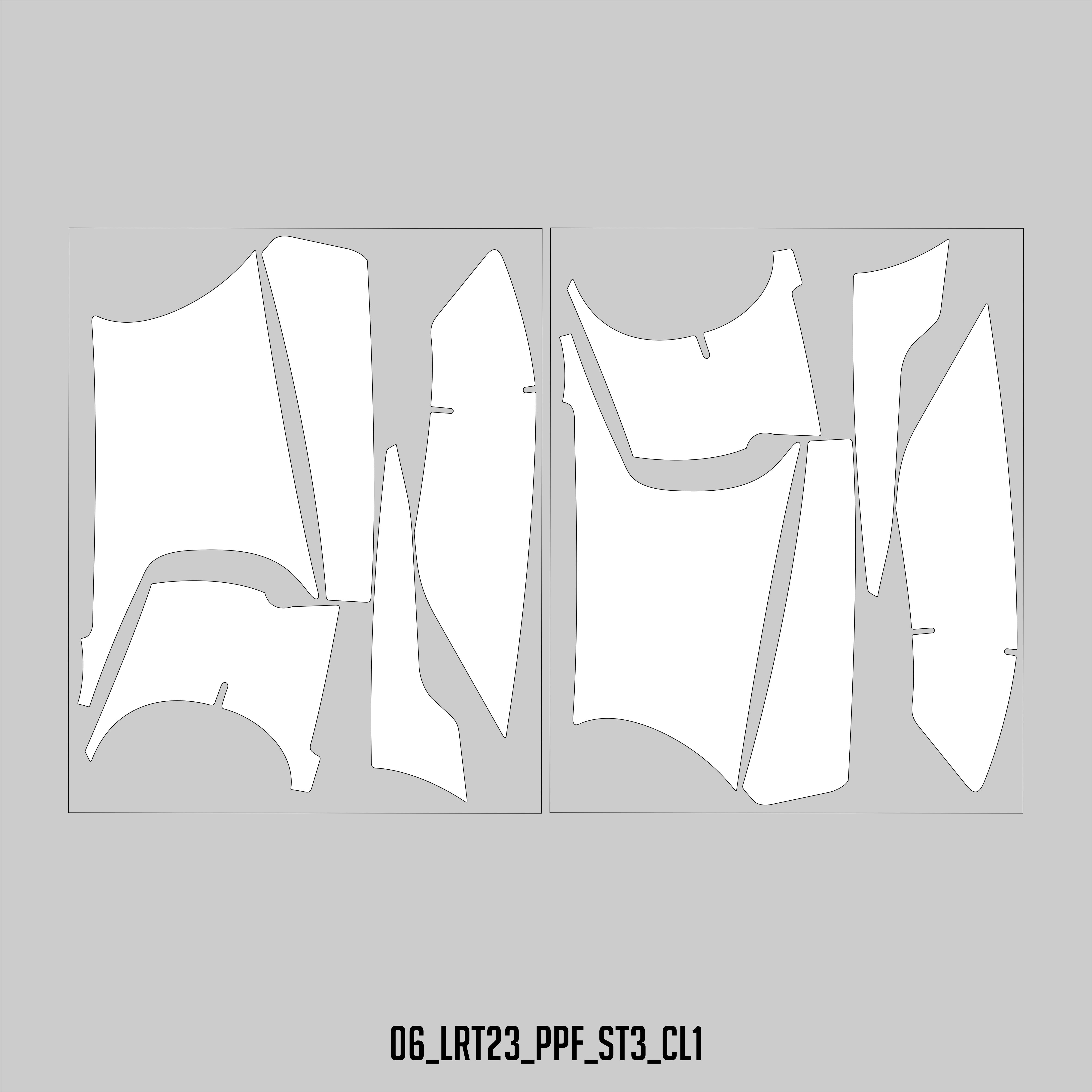 HUGSHIELD Paint Protection Film for Cruiser LRST (FXLRST) 2023-2024 (Set) - HUGSTICKERCUSTOM 