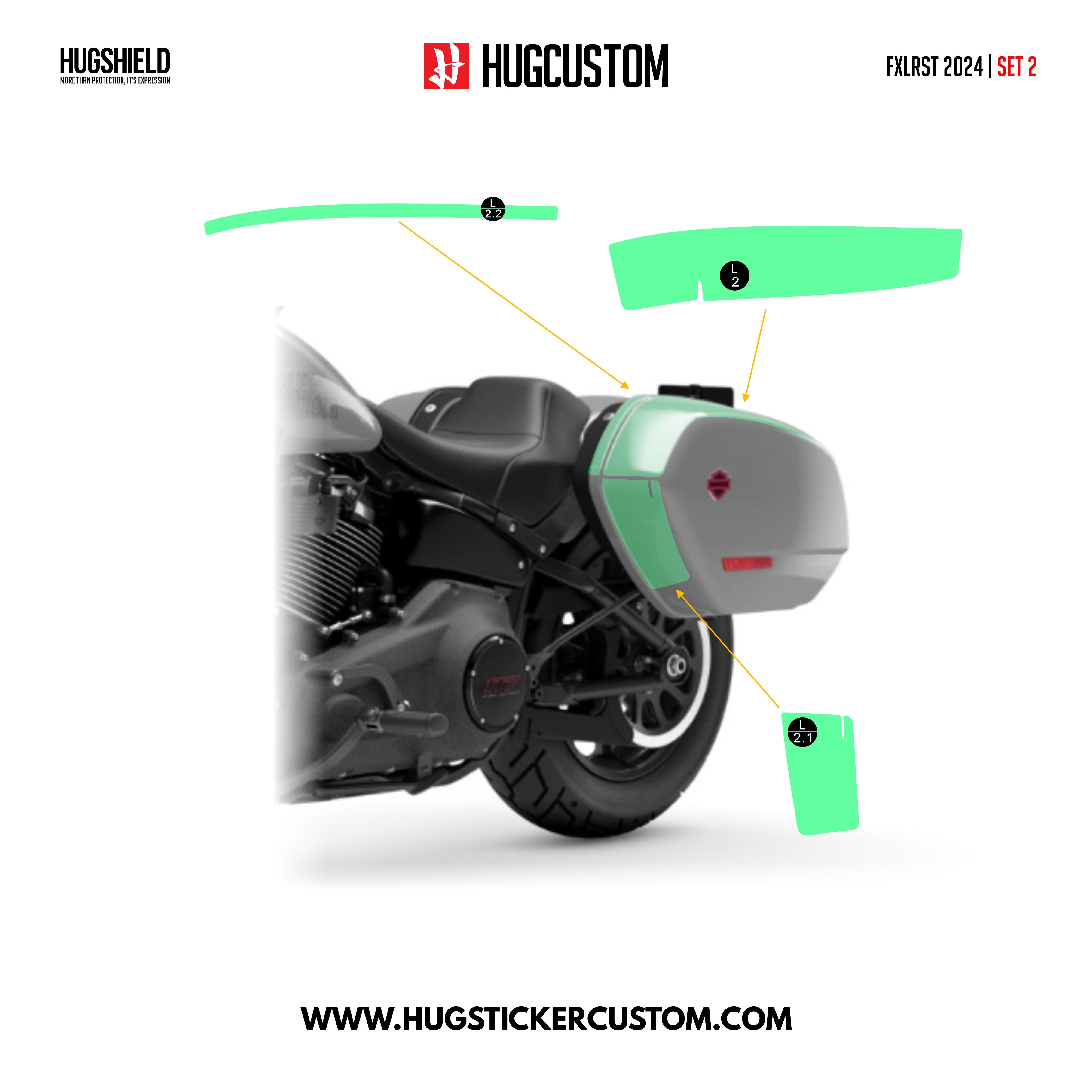 HUGSHIELD Paint Protection Film for Cruiser LRST (FXLRST) 2023-2024 (Set) - HUGSTICKERCUSTOM 