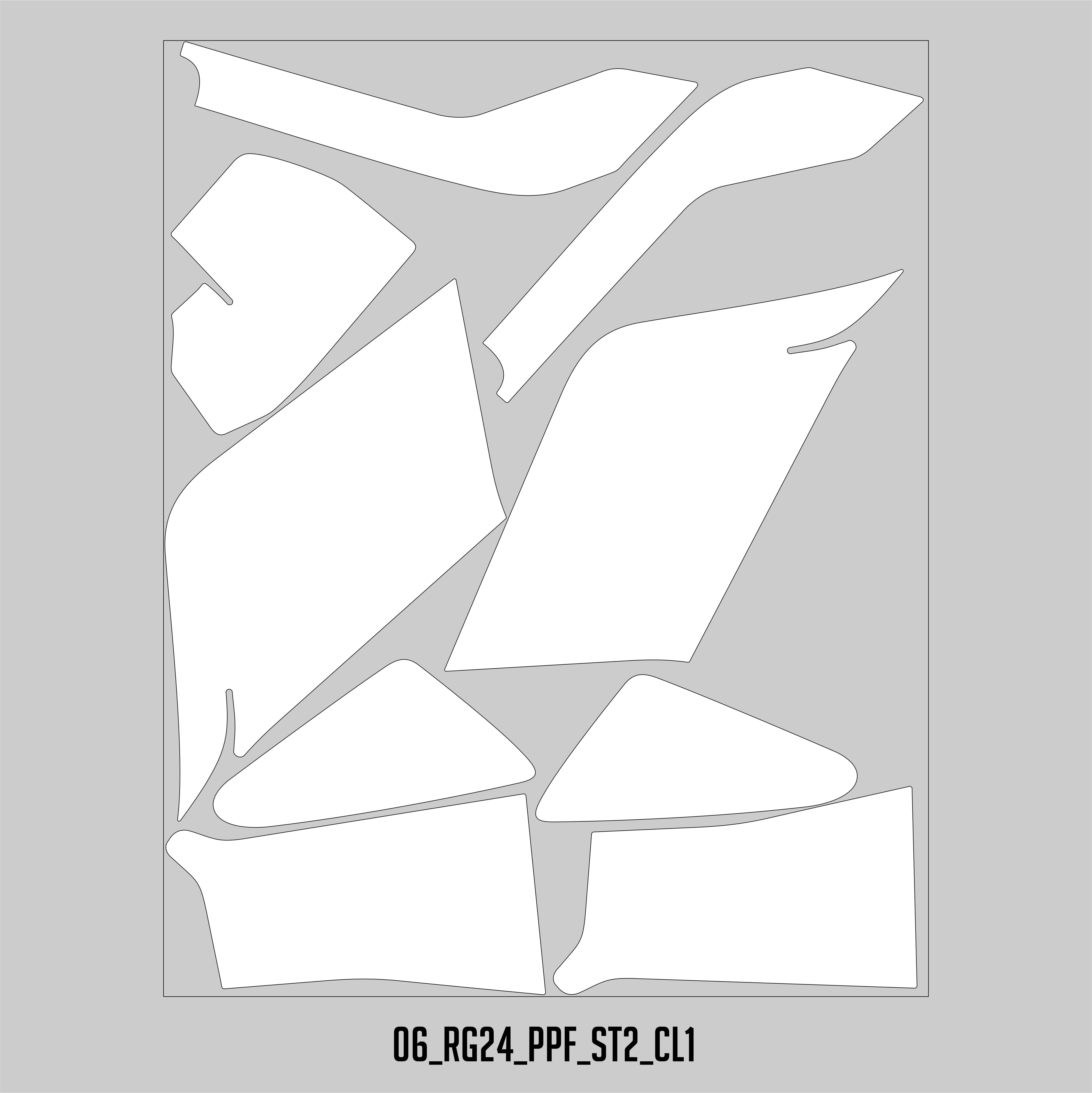 HUGSHIELD Paint Protection Film for Touring RG (FLTRX) 2024-2025 (Set) - HUGSTICKERCUSTOM 