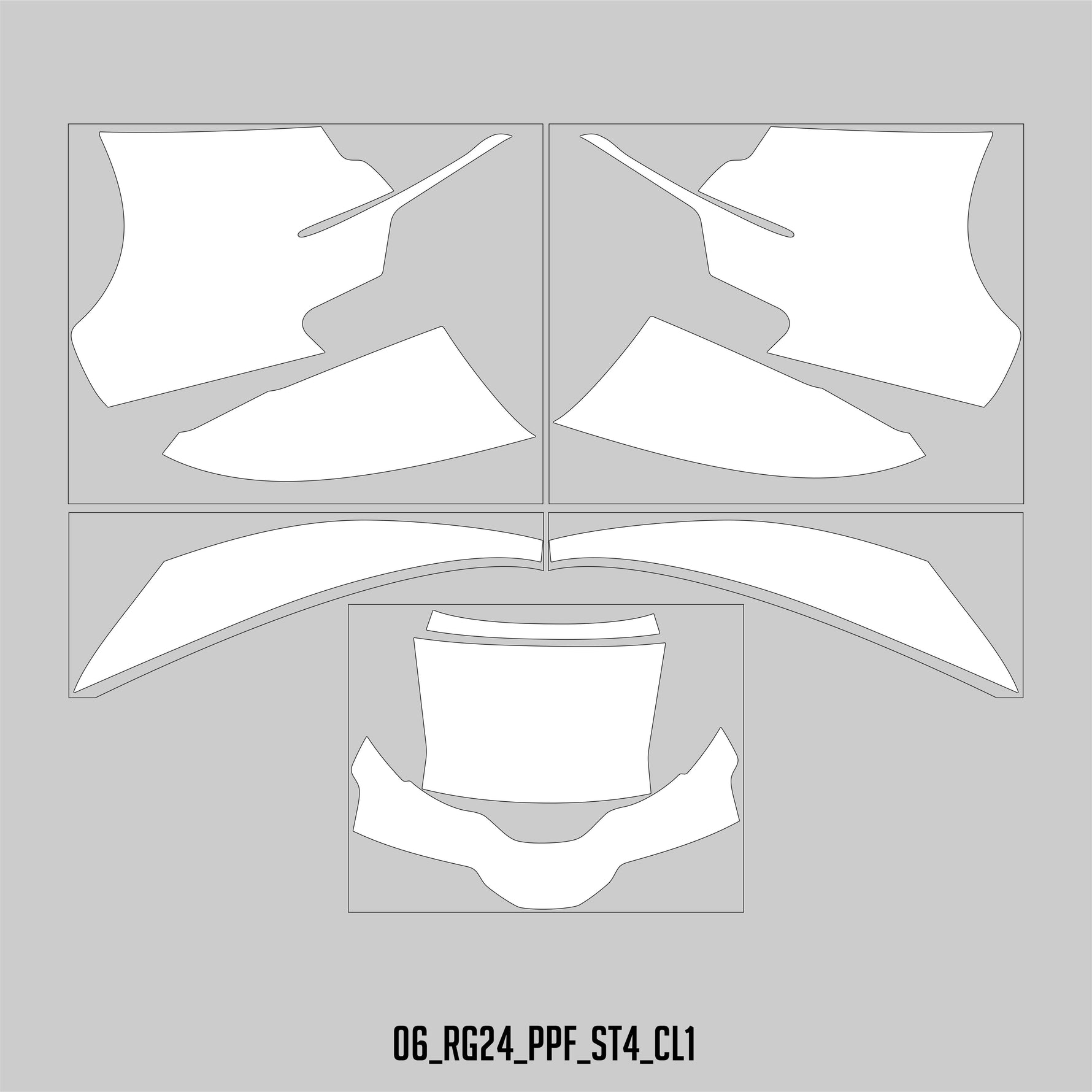 HUGSHIELD™ Paint Protection Film for Touring RG (FLTRX) 2024-2025 (Set) - HUGSTICKERCUSTOM 