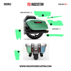 HUGSHIELD Paint Protection Film for Touring RG (FLTRX) 2024-2025 (Set) - HUGSTICKERCUSTOM 