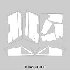 HUGSHIELD Paint Protection Film for Touring RG (FLTRXSE) 2023 (Set) - HUGSTICKERCUSTOM 