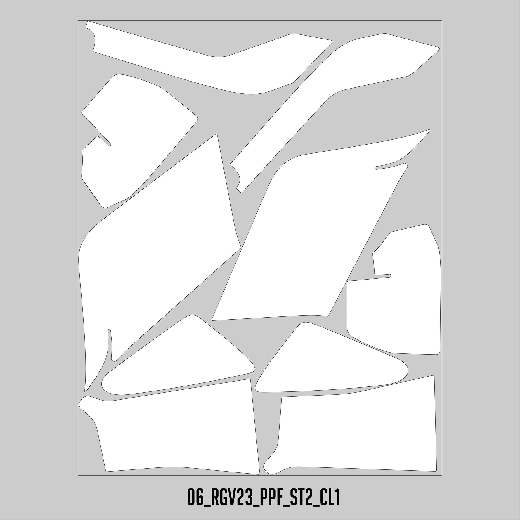 HUGSHIELD™ Paint Protection Film for Touring RG (FLTRXSE) 2023 (Set) - HUGSTICKERCUSTOM 