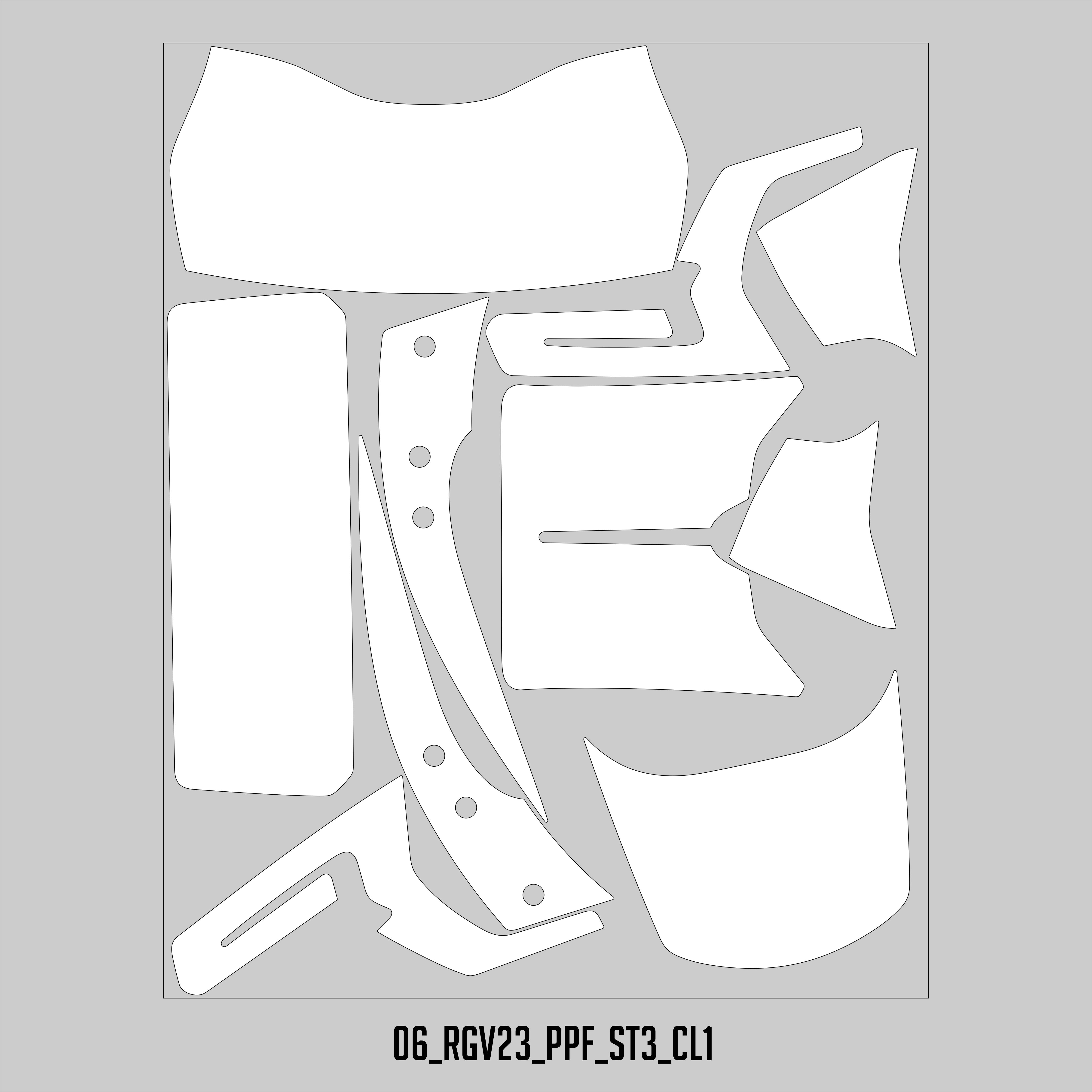 HUGSHIELD Paint Protection Film for Touring RG (FLTRXSE) 2023 (Set) - HUGSTICKERCUSTOM 