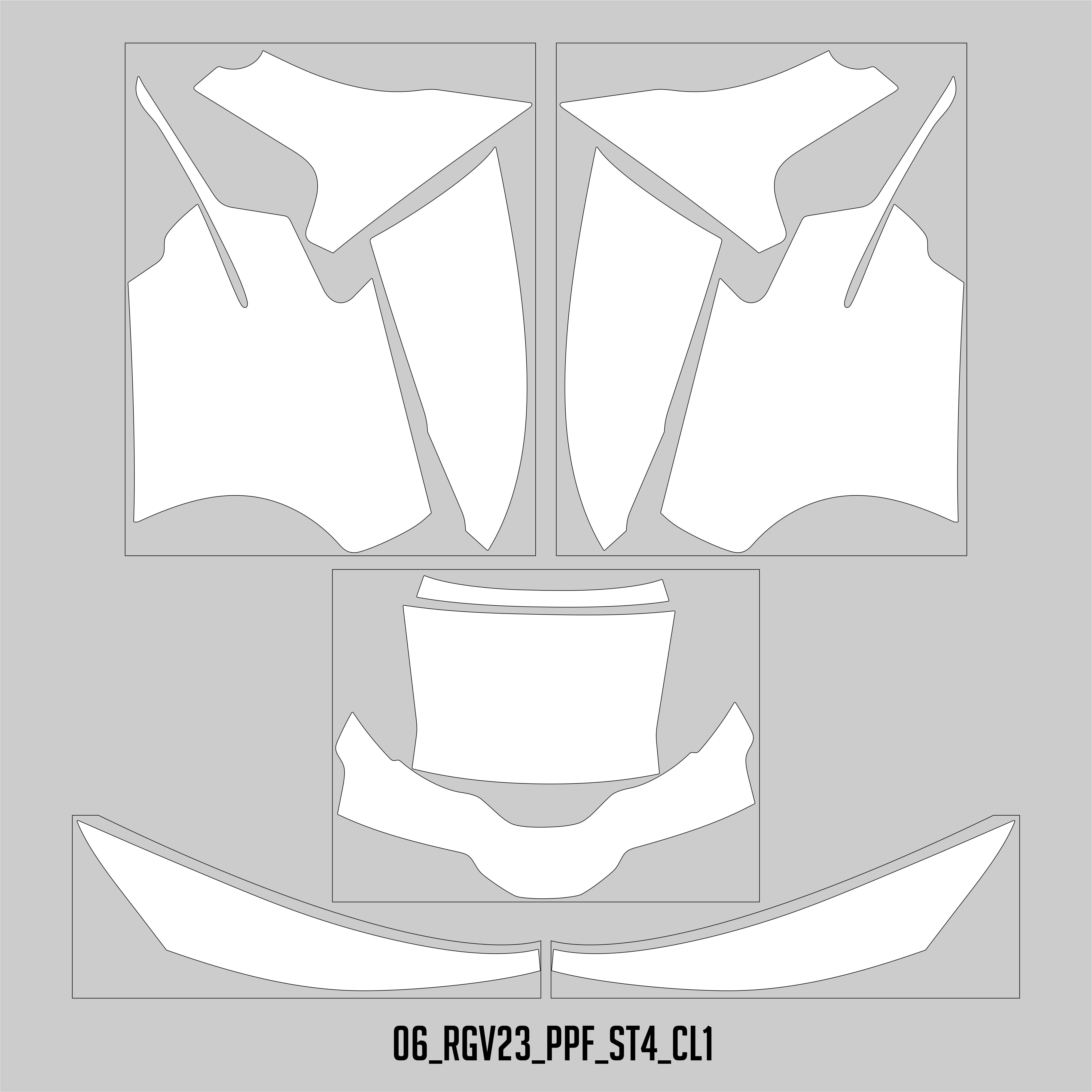 HUGSHIELD Paint Protection Film for Touring RG (FLTRXSE) 2023 (Set) - HUGSTICKERCUSTOM 