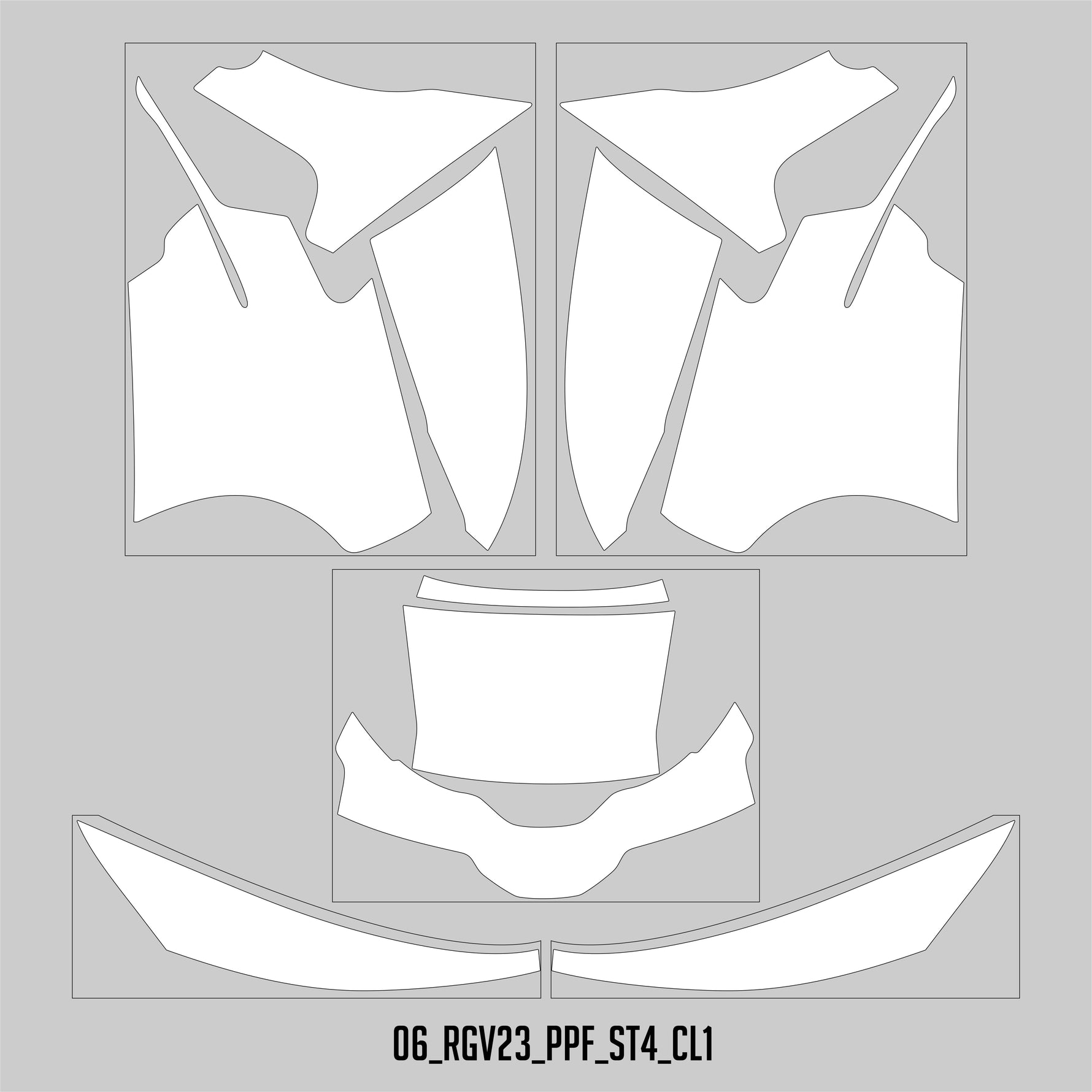 HUGSHIELD™ Paint Protection Film for Touring RG (FLTRXSE) 2023 (Set) - HUGSTICKERCUSTOM 
