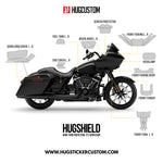 HUGSHIELD™ Paint Protection Film for Touring RGS (FLTRXS) 2018-2023 (Set) - HUGSTICKERCUSTOM 