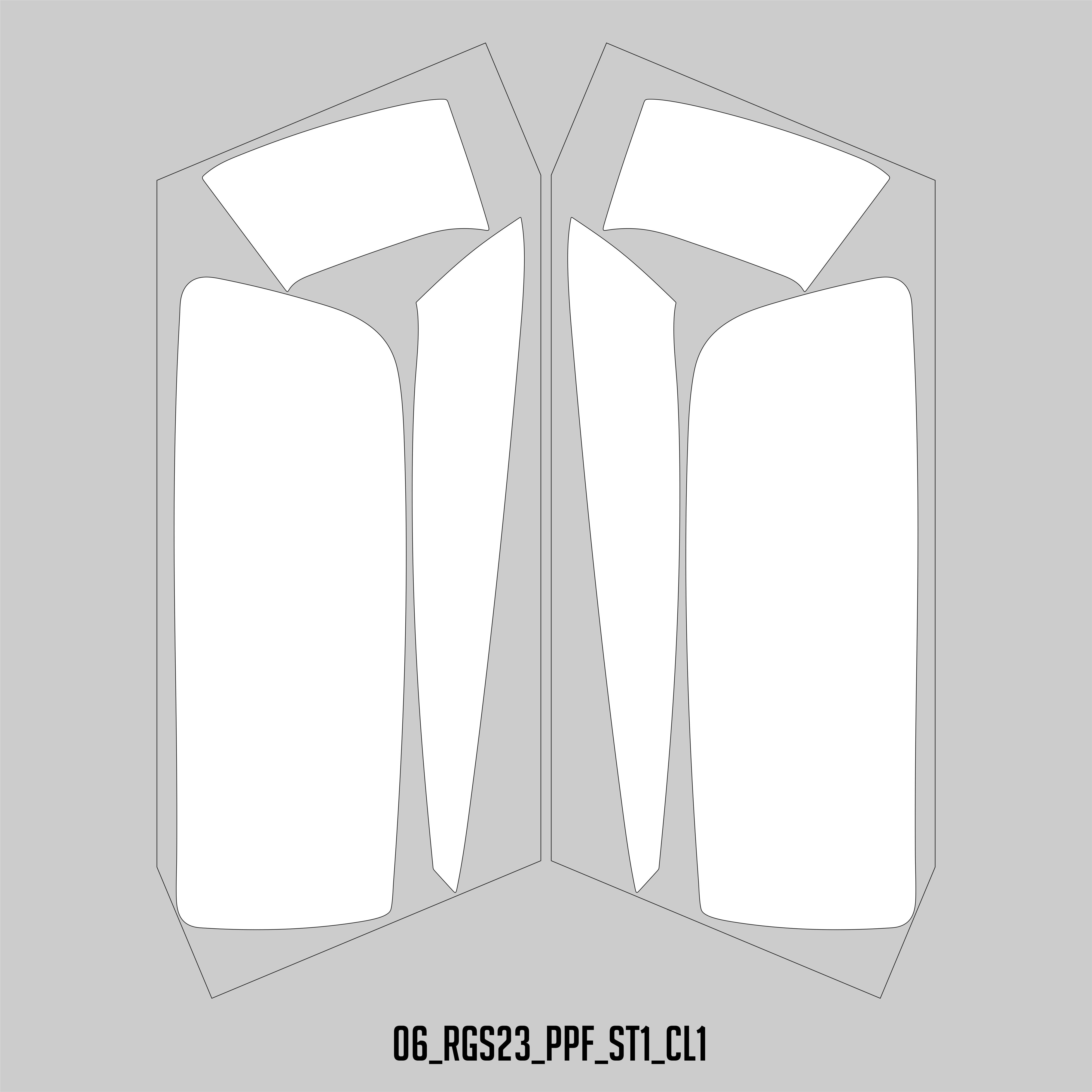 HUGSHIELD Paint Protection Film for Touring RGS (FLTRXS) 2018-2023 (Set) - HUGSTICKERCUSTOM 