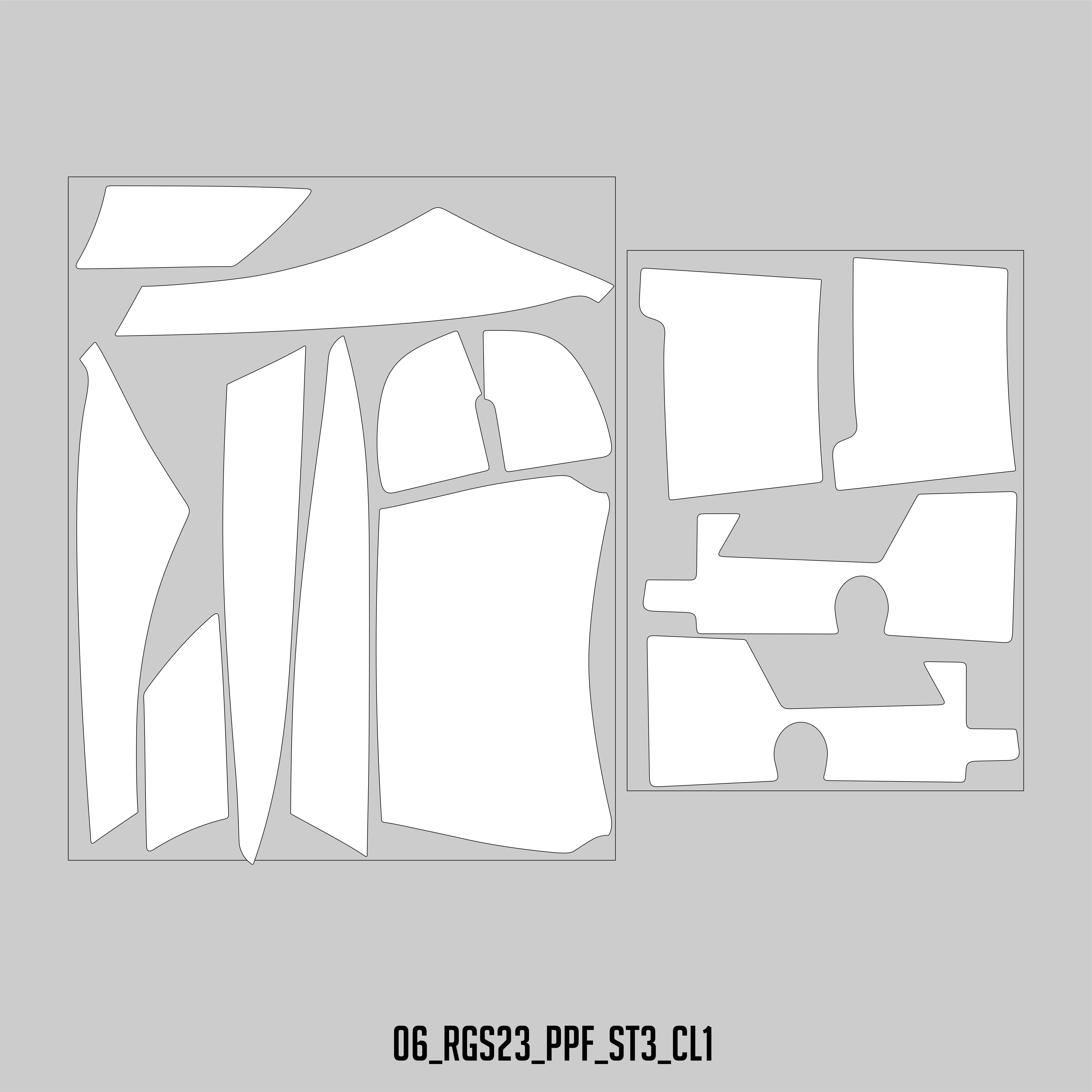 HUGSHIELD Paint Protection Film for Touring RGS (FLTRXS) 2018-2023 (Set) - HUGSTICKERCUSTOM 