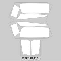 HUGSHIELD Paint Protection Film for Touring RGST (FLTRXST) 2022-2023 (Set) - HUGSTICKERCUSTOM 