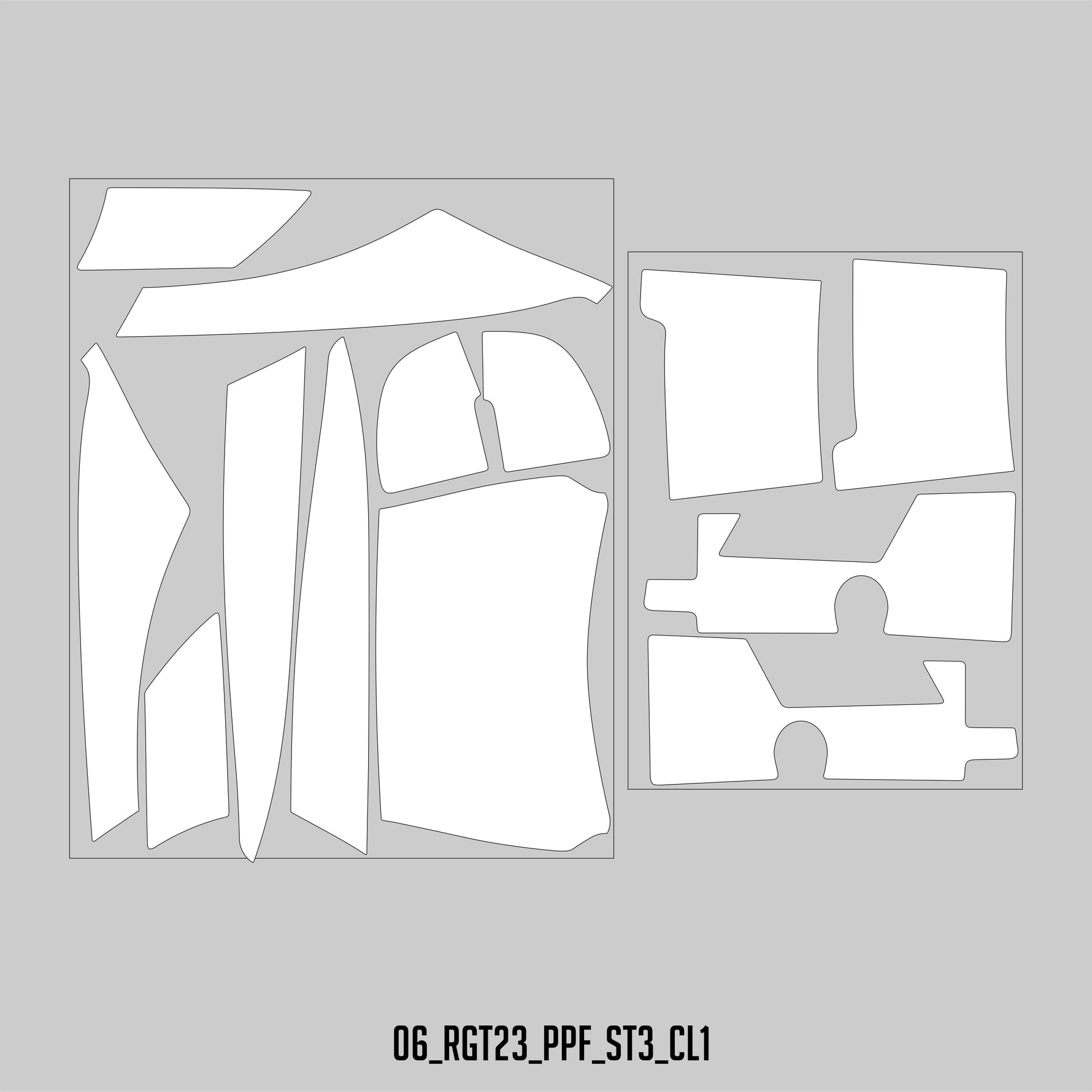 HUGSHIELD™ Paint Protection Film for Touring RGST (FLTRXST) 2022-2023 (Set) - HUGSTICKERCUSTOM 