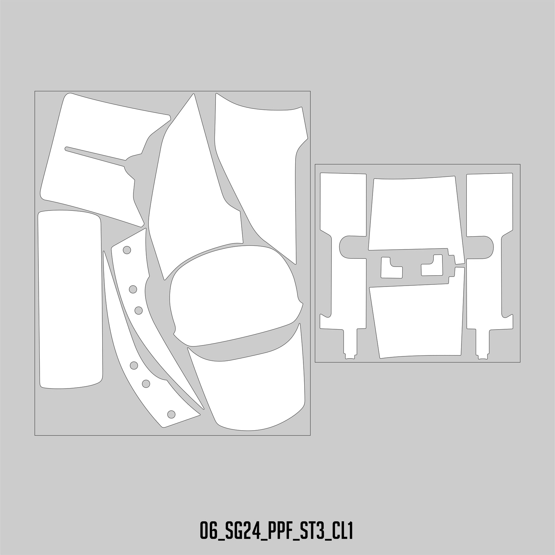 HUGSHIELD™ Paint Protection Film for Touring SG (FLHX) 2024-2025 (Set) - HUGSTICKERCUSTOM 