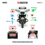 HUGSHIELD™ Paint Protection Film for Touring SG (FLHX) 2024-2025 (Set) - HUGSTICKERCUSTOM 