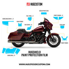 HUGSHIELD™ Paint Protection Film for Touring SG (FLHXSE) 2023 - HUGSTICKERCUSTOM 