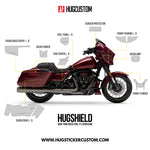 HUGSHIELD™ Paint Protection Film for Touring SG (FLHXSE) 2023 (Set) - HUGSTICKERCUSTOM 