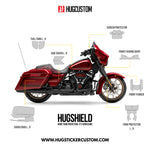 HUGSHIELD™ Paint Protection Film for Touring SGS (FLHXS) 2018-2023 (Set) - HUGSTICKERCUSTOM 