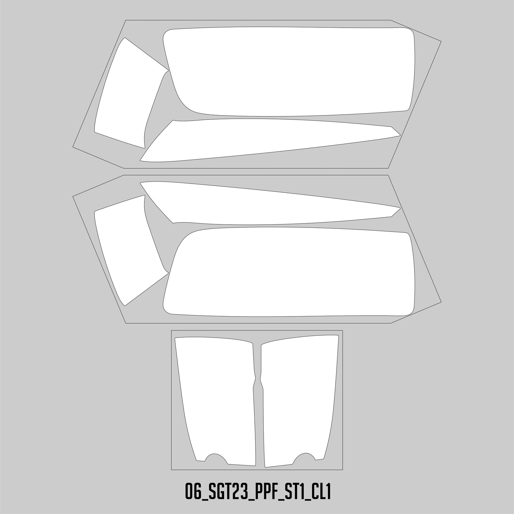 HUGSHIELD™ Paint Protection Film for Touring SGST (FLHXST) 2022-2023 (Set) - HUGSTICKERCUSTOM 