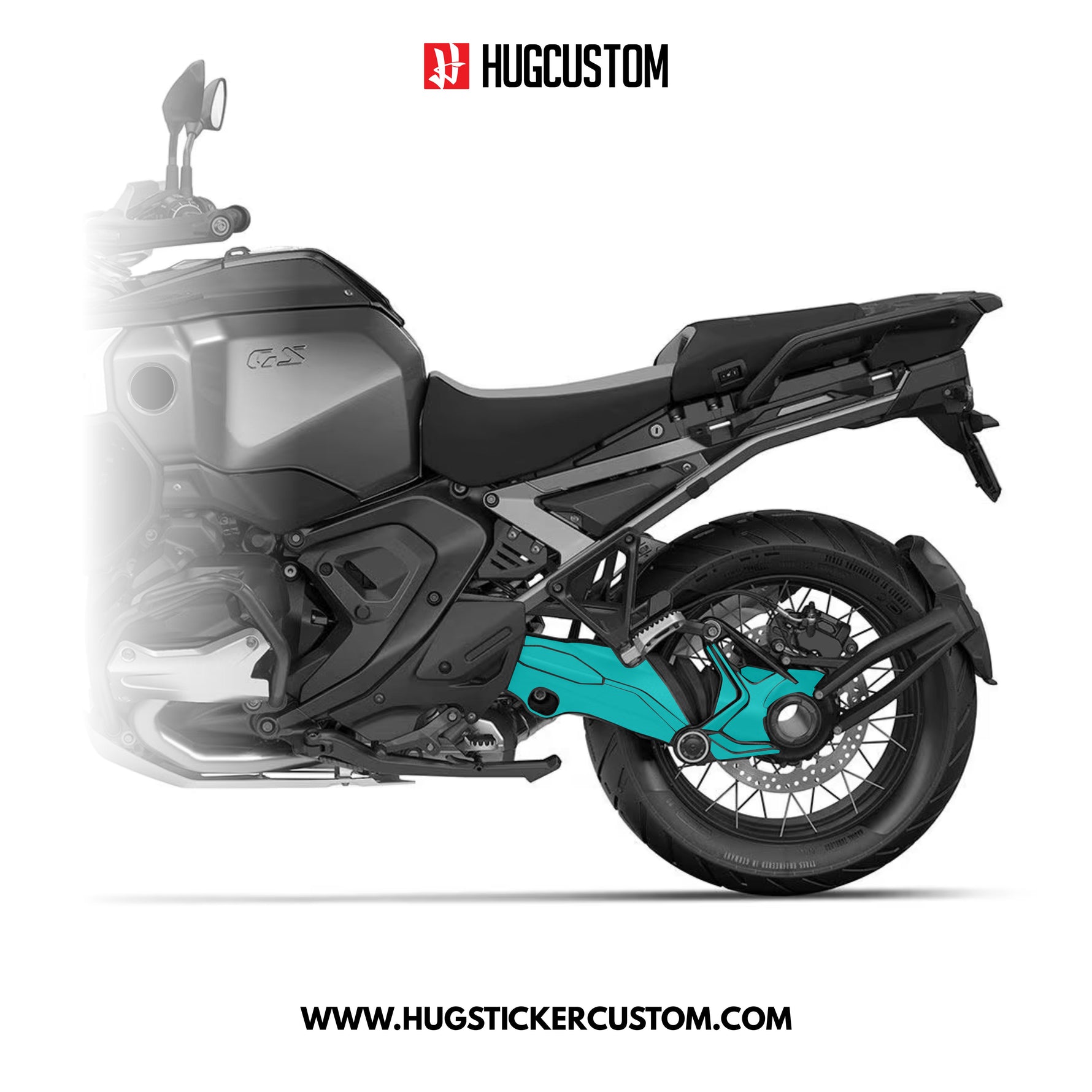 HUGSHIELD™ Swingarm Protector for R1300GS/GSA 2024-2025 - HUGSTICKERCUSTOM 