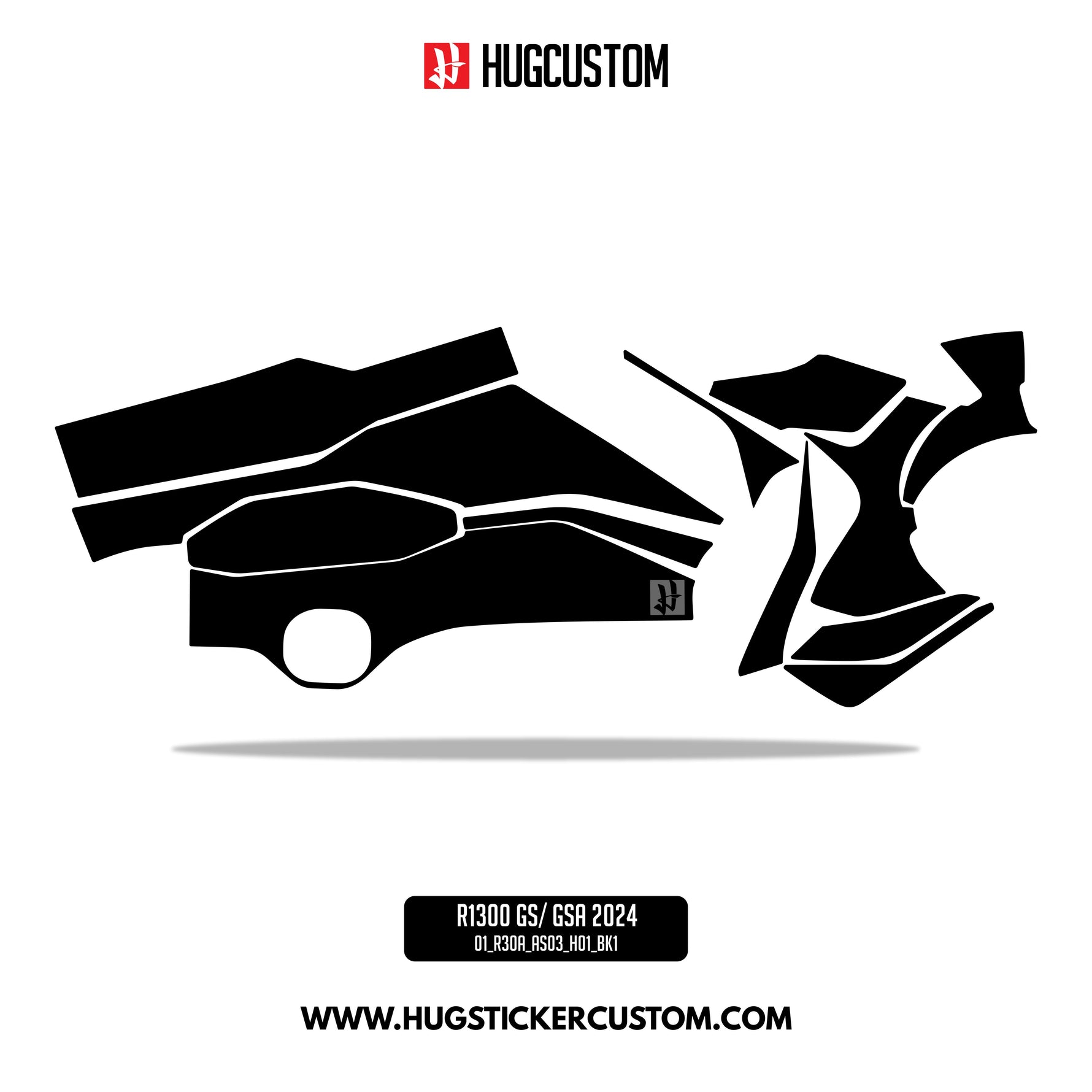 HUGSHIELD™ Swingarm Protector for R1300GS/GSA 2024-2025 - HUGSTICKERCUSTOM 