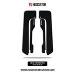 HUGSHIELD™ Under Saddlebag for Touring RG SG / CVO (FLTRXST FLHXST) 2015-2023 - 'Black' Design - HUGSTICKERCUSTOM 