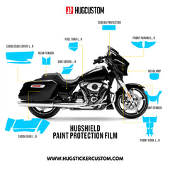 HUGSHIELD Paint Protection Film for Touring SG (FLHX) 2024-2025 - HUGSTICKERCUSTOM 