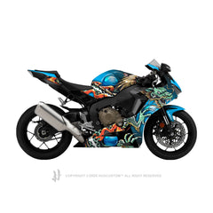 Honda CBR1000RR Fireblade 2017-2020 Sticker - 'Dragon' Design - HUGSTICKERCUSTOM 