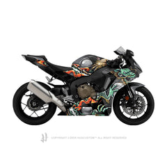 Honda CBR1000RR Fireblade 2017-2020 Sticker - 'Dragon' Design - HUGSTICKERCUSTOM 