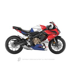 Honda CBR650R 2019-2021 Sticker - 'Flag' Design - HUGSTICKERCUSTOM 