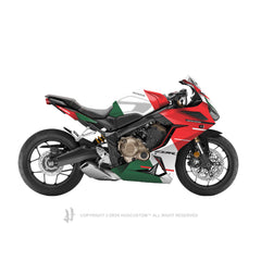 Honda CBR650R 2019-2021 Sticker - 'Flag' Design - HUGSTICKERCUSTOM 