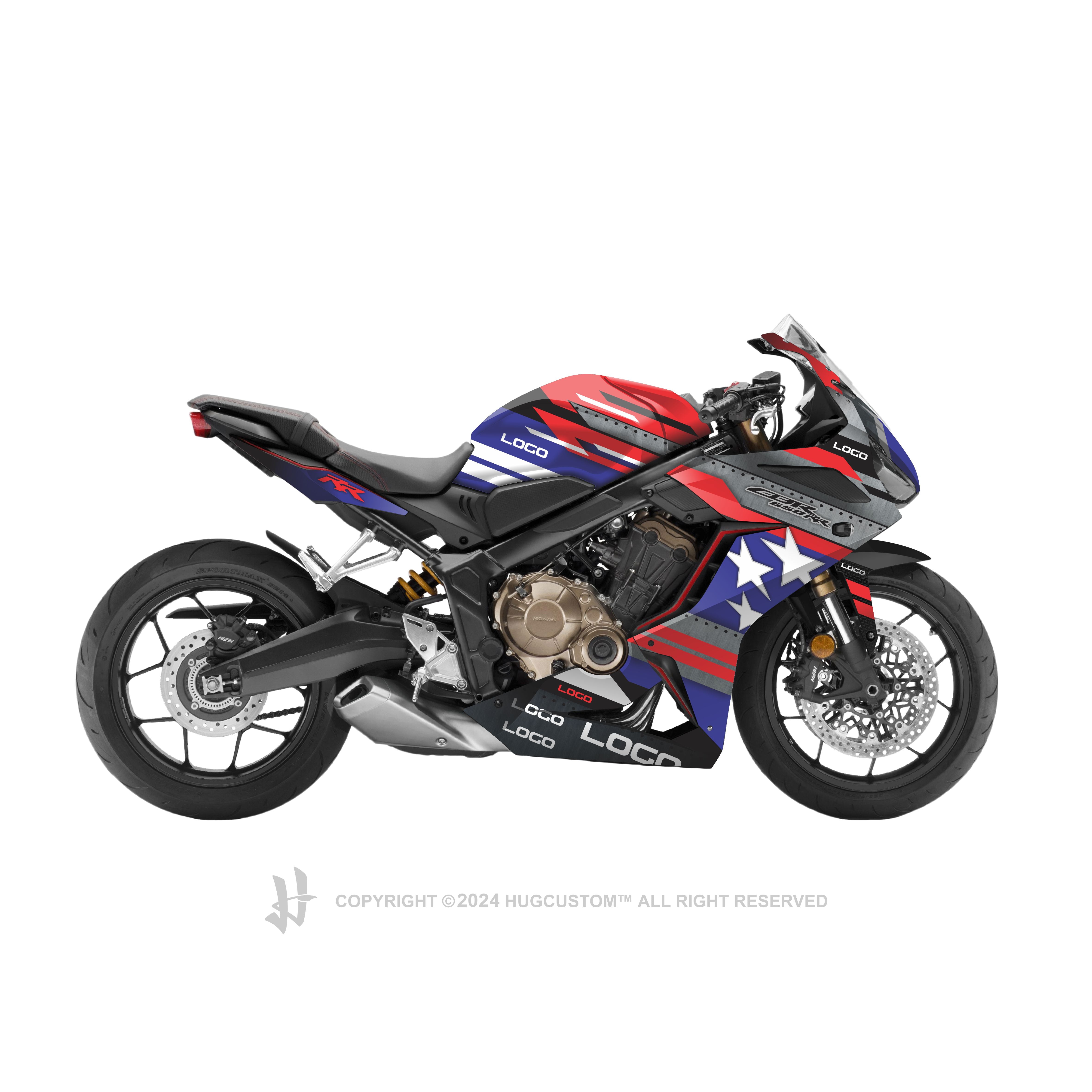 Honda CBR650R 2019-2021 Sticker - 'Marc Star' Design - HUGSTICKERCUSTOM 