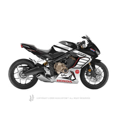 Honda CBR650R 2019-2021 Sticker - 'Race Wing' Design - HUGSTICKERCUSTOM 