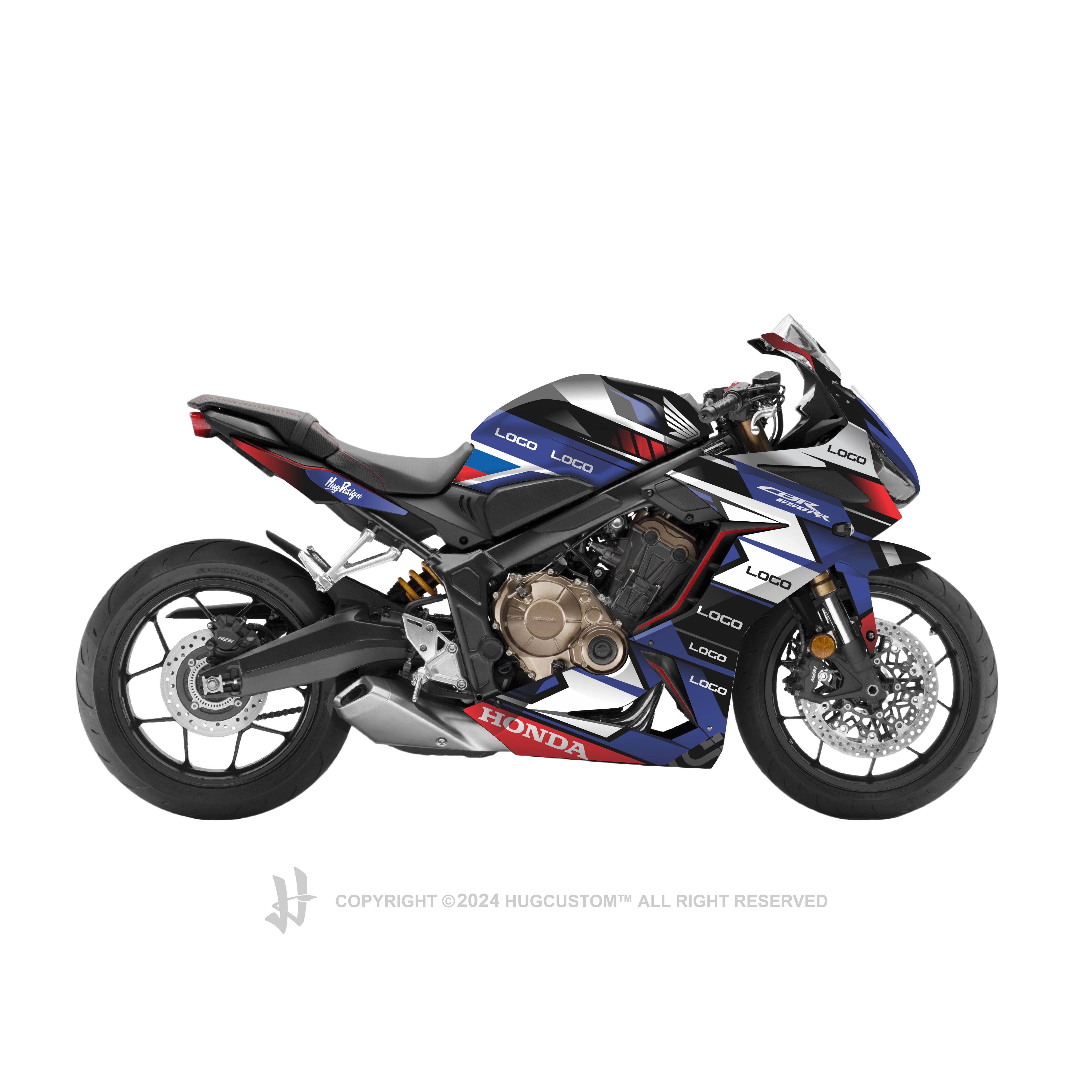 Honda CBR650R 2019-2021 Sticker - 'Racing' Design - HUGSTICKERCUSTOM 