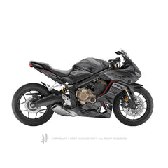Honda CBR650R 2019-2021 Sticker - 'Racing RR' Design - HUGSTICKERCUSTOM 