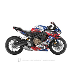 Honda CBR650R 2019-2021 Sticker - 'Racing RR' Design - HUGSTICKERCUSTOM 
