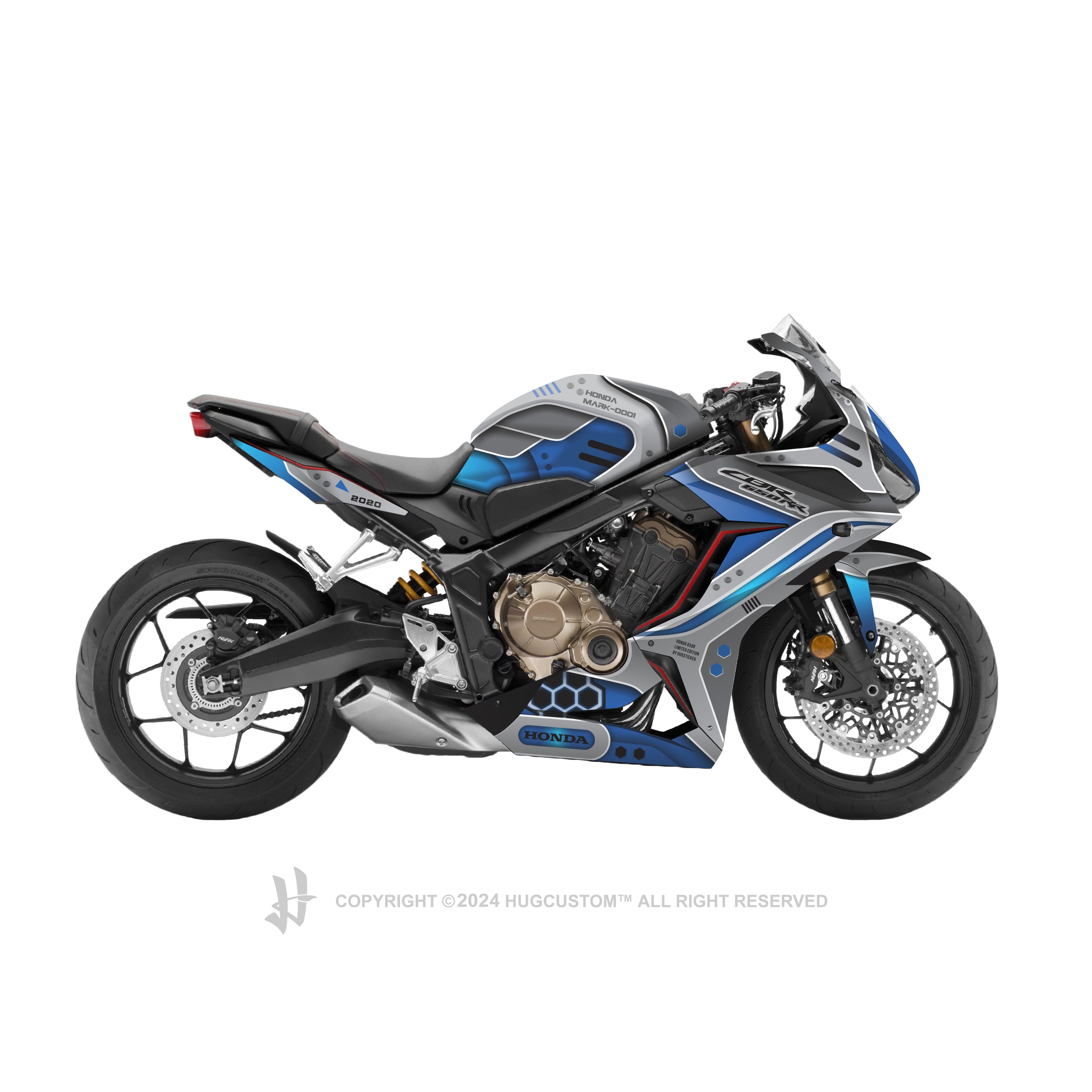 Honda CBR650R 2019-2021 Sticker - 'Sci-Fi' Design - HUGSTICKERCUSTOM 