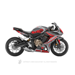 Honda CBR650R 2019-2021 Sticker - 'Sci-Fi' Design - HUGSTICKERCUSTOM 