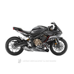 Honda CBR650R 2019-2021 Sticker - 'Shark 1' Design - HUGSTICKERCUSTOM 