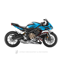 Honda CBR650R 2019-2021 Sticker - 'Shark 1' Design - HUGSTICKERCUSTOM 