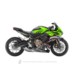 Honda CBR650R 2019-2021 Sticker - 'Shark 1' Design - HUGSTICKERCUSTOM 