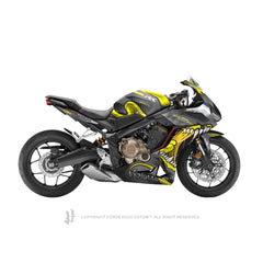 Honda CBR650R 2019-2021 Sticker - 'Venom' Design - HUGSTICKERCUSTOM 