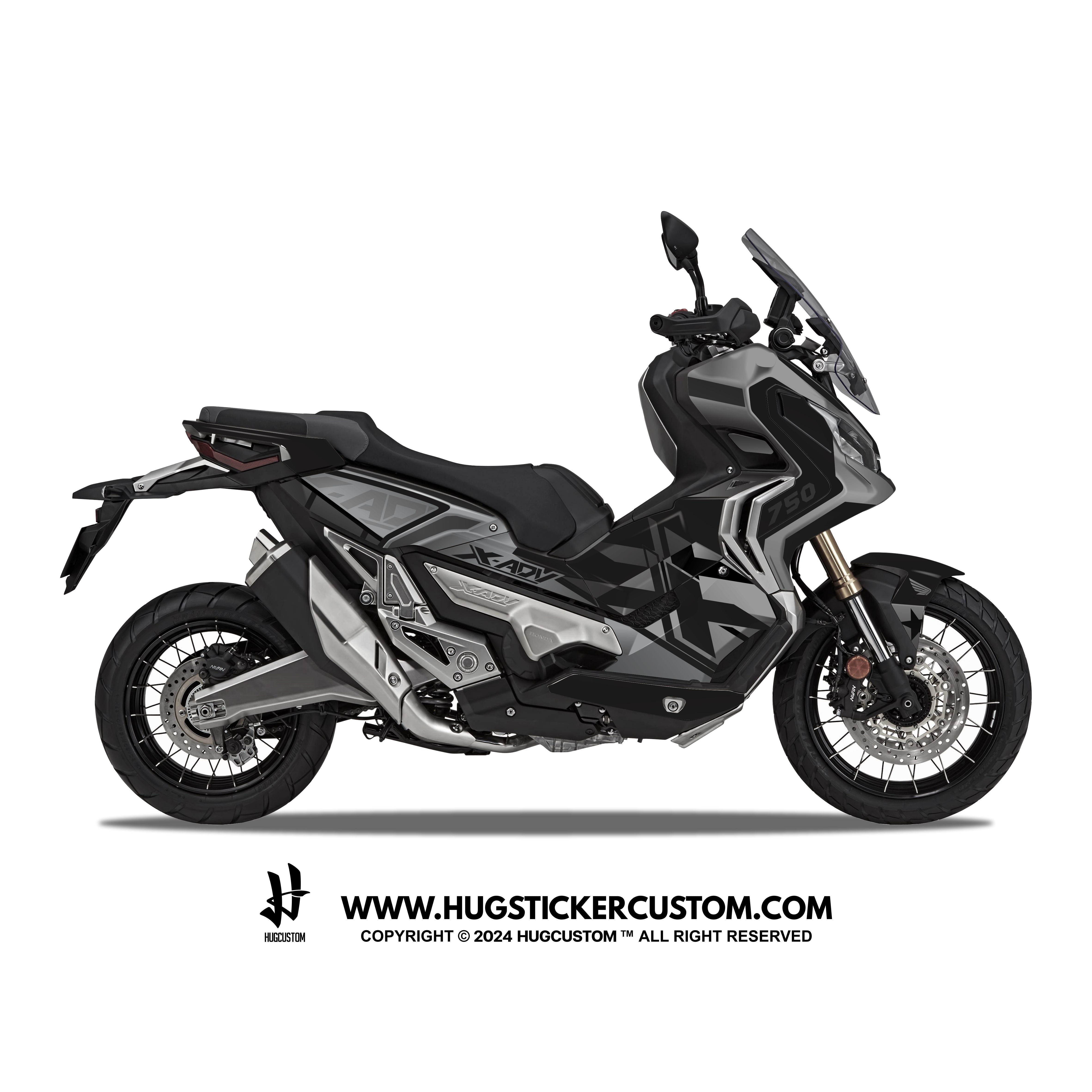 Honda X-ADV 750 2017-2020 Sticker - 'Journey' Design - HUGSTICKERCUSTOM 
