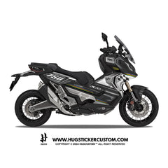 Honda X-ADV 750 2017-2020 Sticker - 'Sleek Carbon' Design - HUGSTICKERCUSTOM 