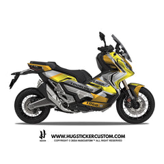 Honda X-ADV 750 2017-2020 Sticker - 'Urban Pulse' Design - HUGSTICKERCUSTOM 