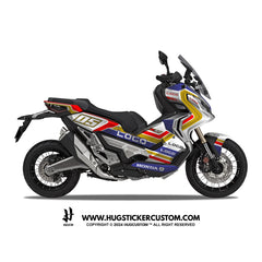Honda X-ADV 750 2017-2020 Sticker - 'Vintage Racing' Design - HUGSTICKERCUSTOM 