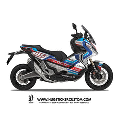 Honda X-ADV 750 2017-2020 Sticker - 'Vintage Racing' Design - HUGSTICKERCUSTOM 