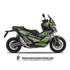 Honda X-ADV 750 2017-2020 Sticker - 'Vintage Racing' Design - HUGSTICKERCUSTOM 