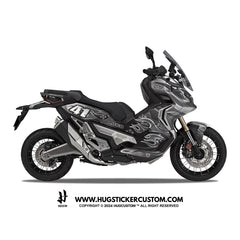 Honda X-ADV 750 2017-2024 Sticker - 'Blaze Fury' Design - HUGSTICKERCUSTOM 