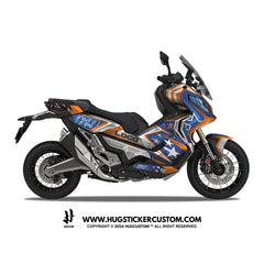 Honda X-ADV 750 2017-2024 Sticker - 'Liberty Star' Design - HUGSTICKERCUSTOM 